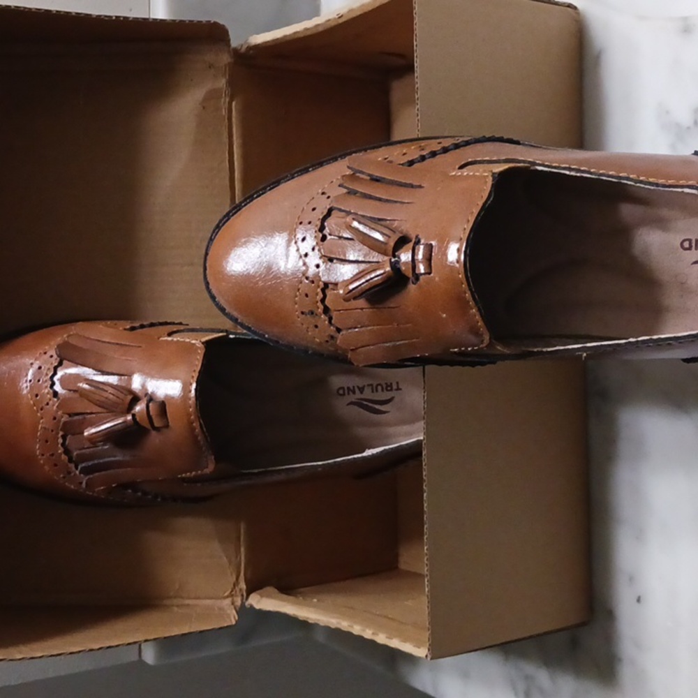 Brown Loafers (Very Versatile) Never worn